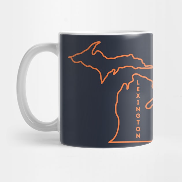 Lexington MI Love (Orange) by TorrezvilleTees